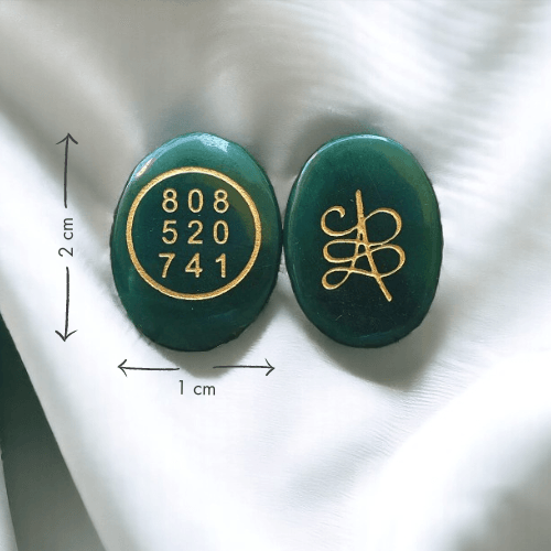 Green Jade Zibu Coin | Authentic Feng Shui Charm for Abundance, Luck & Prosperity