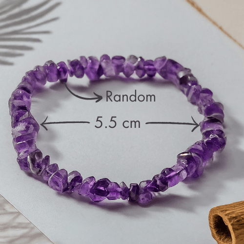 Amethyst Chip Bracelet | Peace, Harmony & Everyday Wellness