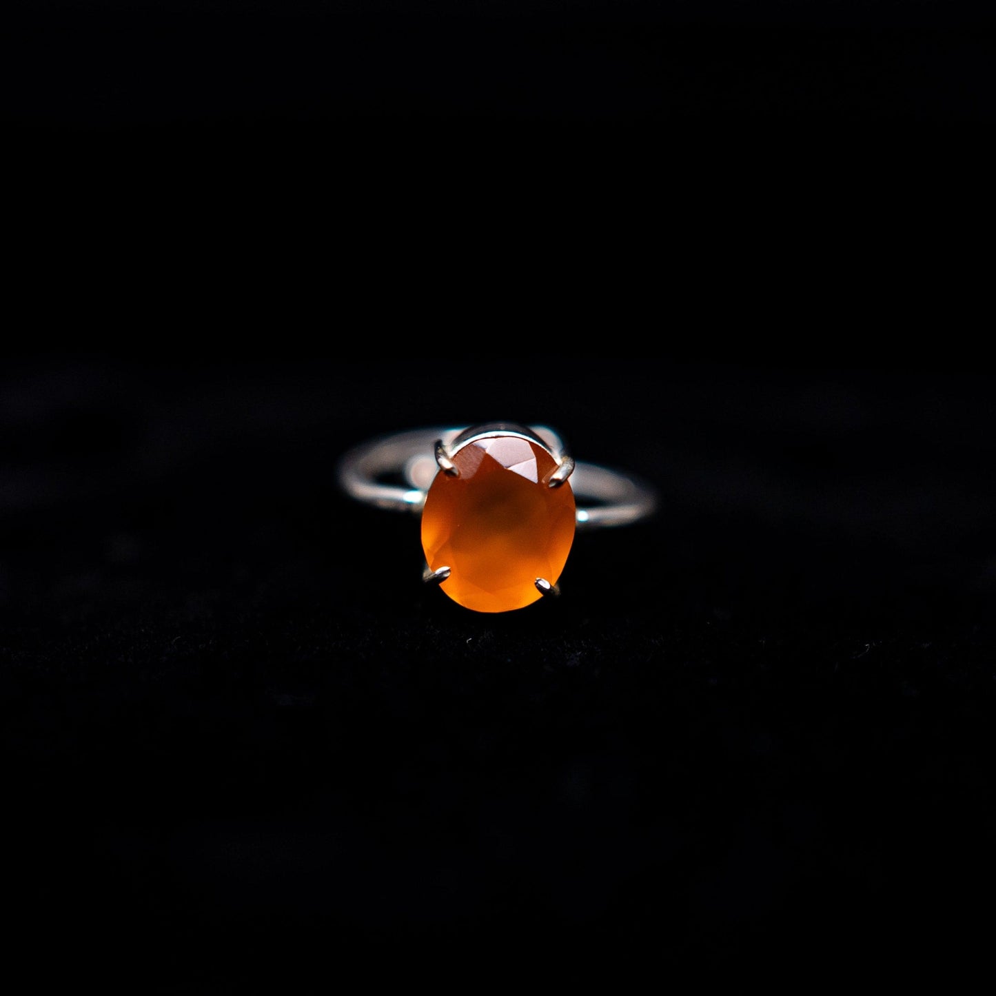 Carnelian Ring for Confidence & Energy | Authentic Healing Crystal Jewelry for Men & Women
