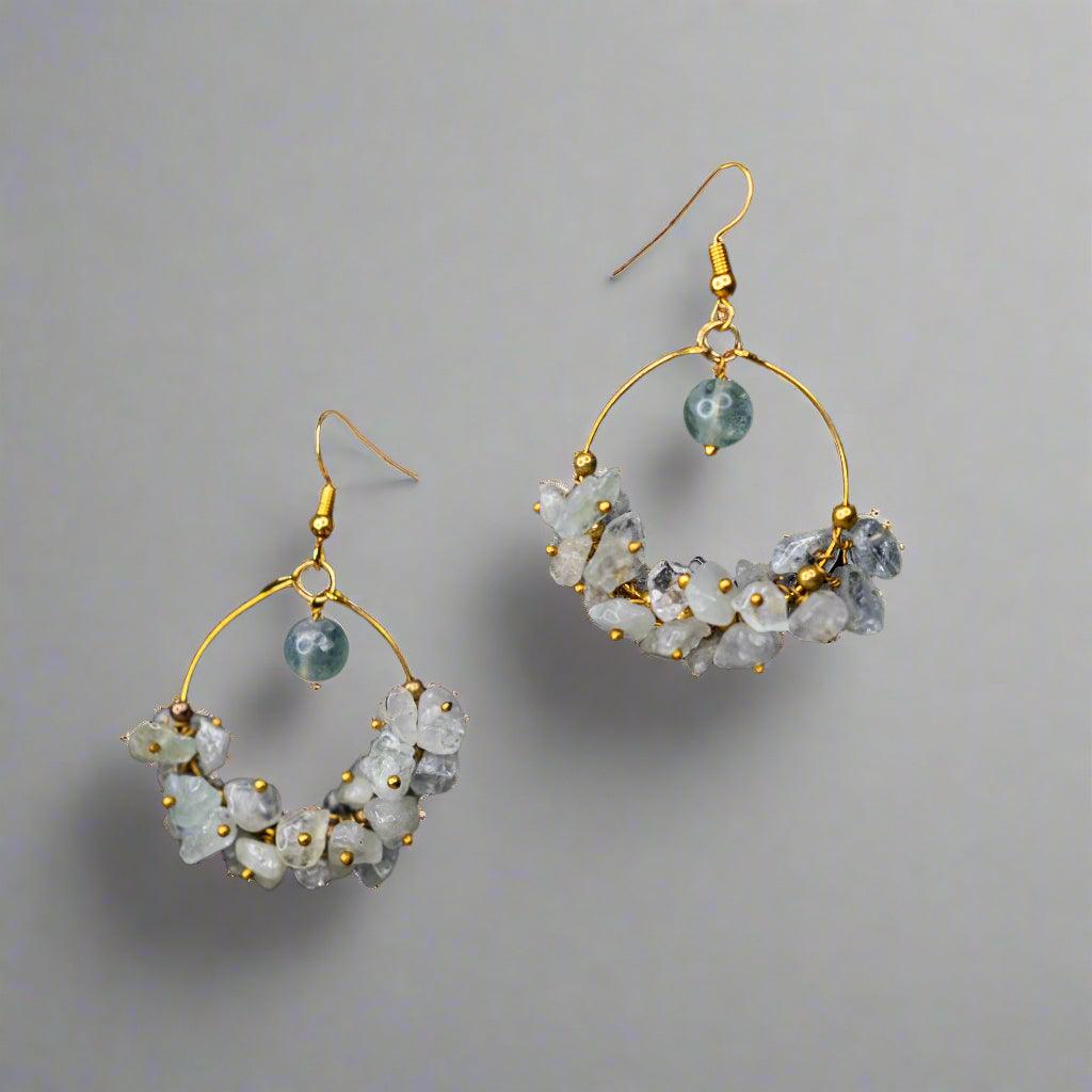 Natural Aquamarine Earrings | Elegant Gemstone Jewelry for Serenity and Clarity