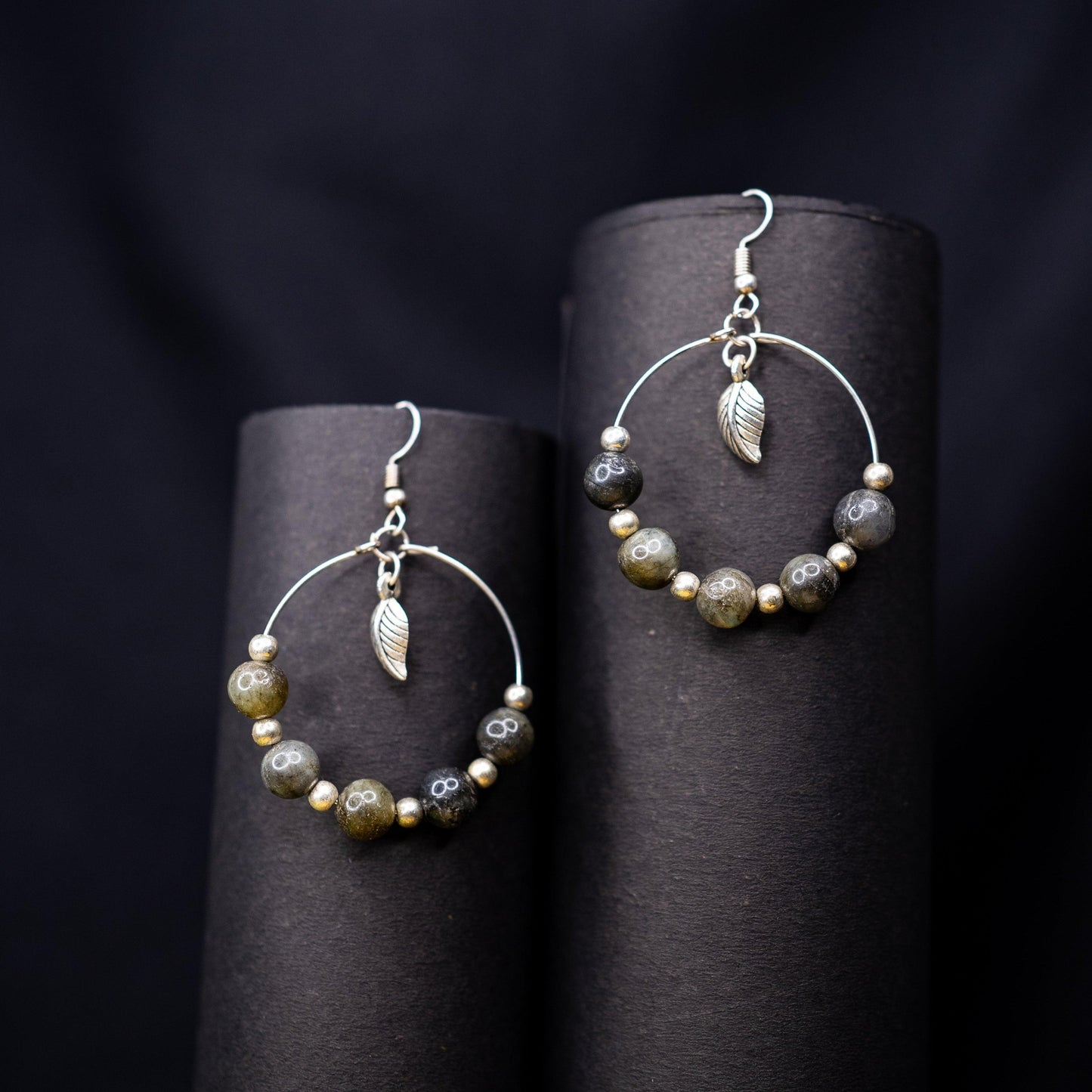 Natural Pyrite Earrings | Handcrafted Gemstone Jewelry for Protection and Prosperity