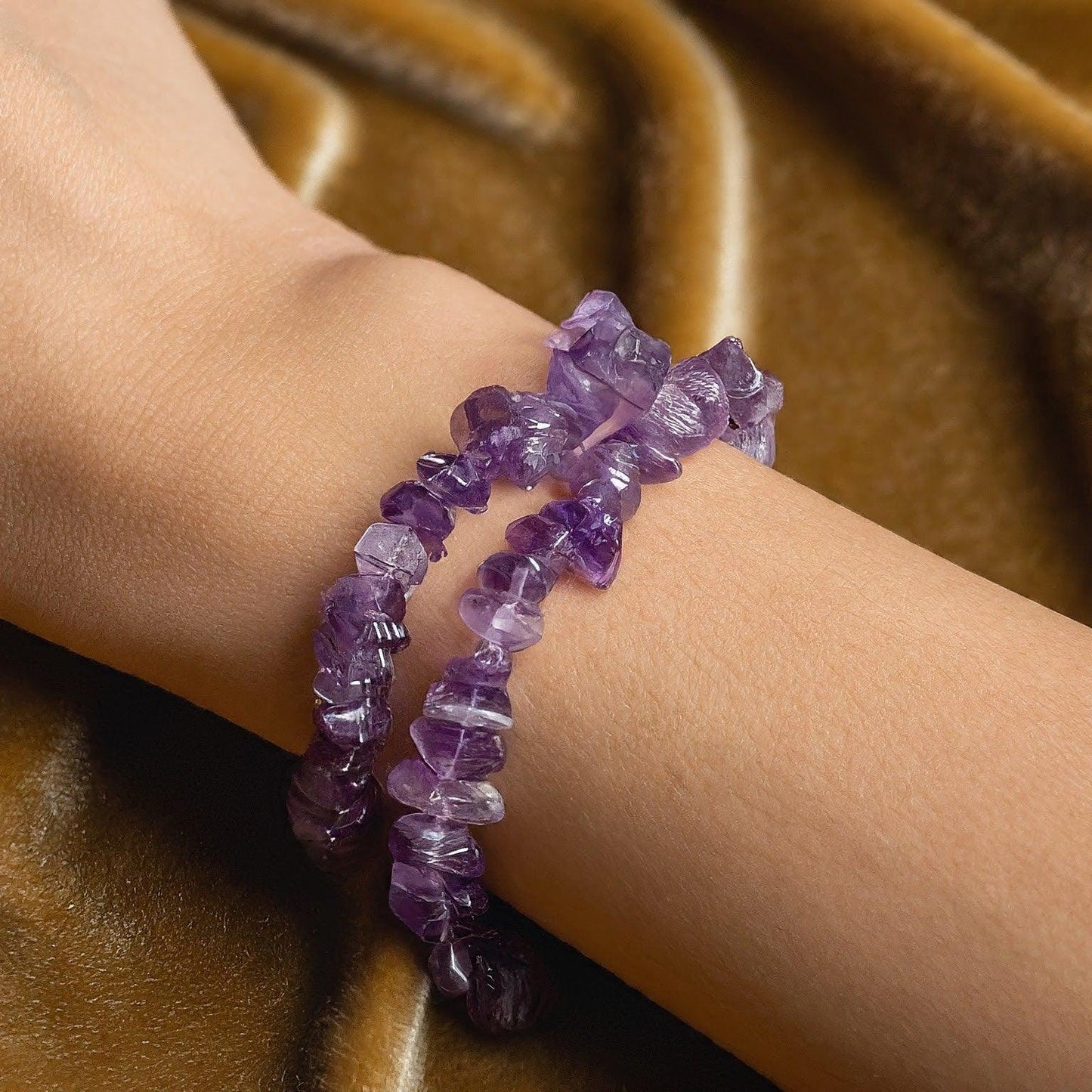 Amethyst Chip Bracelet | Peace, Harmony & Everyday Wellness