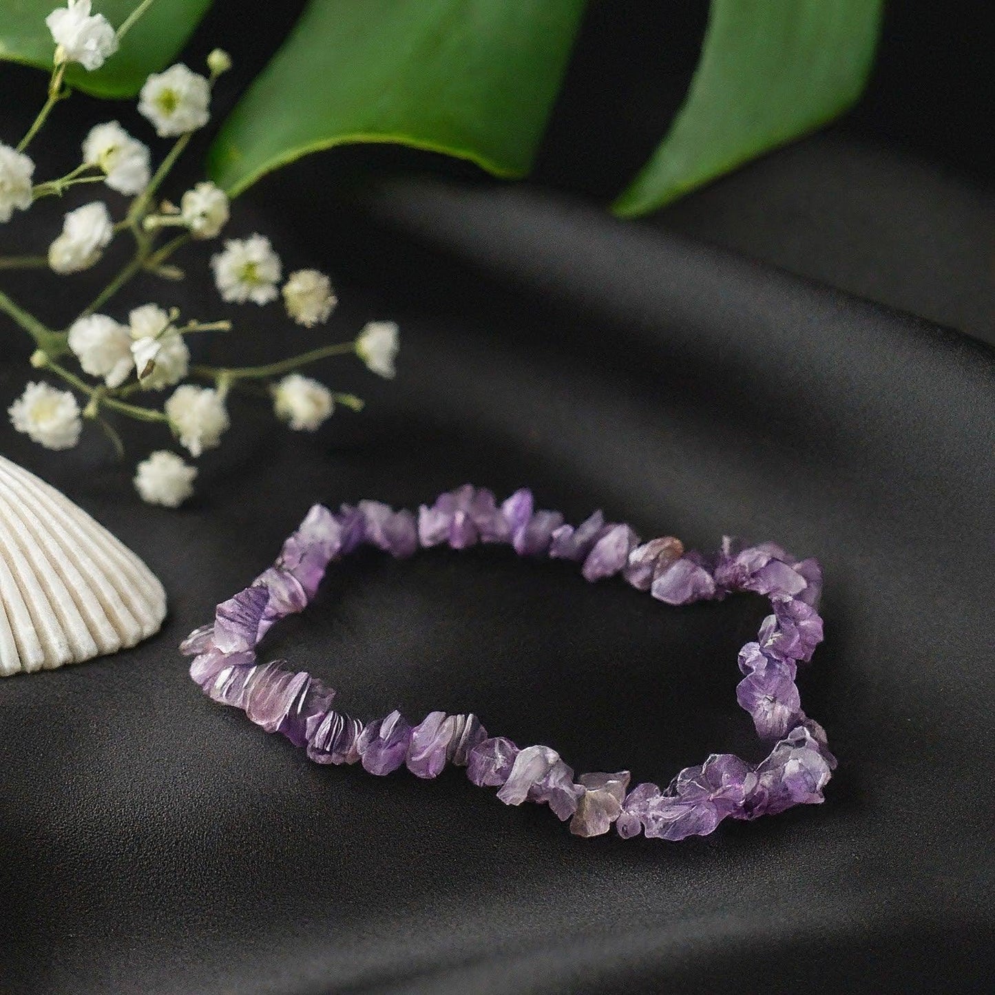 Amethyst Chip Bracelet | Peace, Harmony & Everyday Wellness