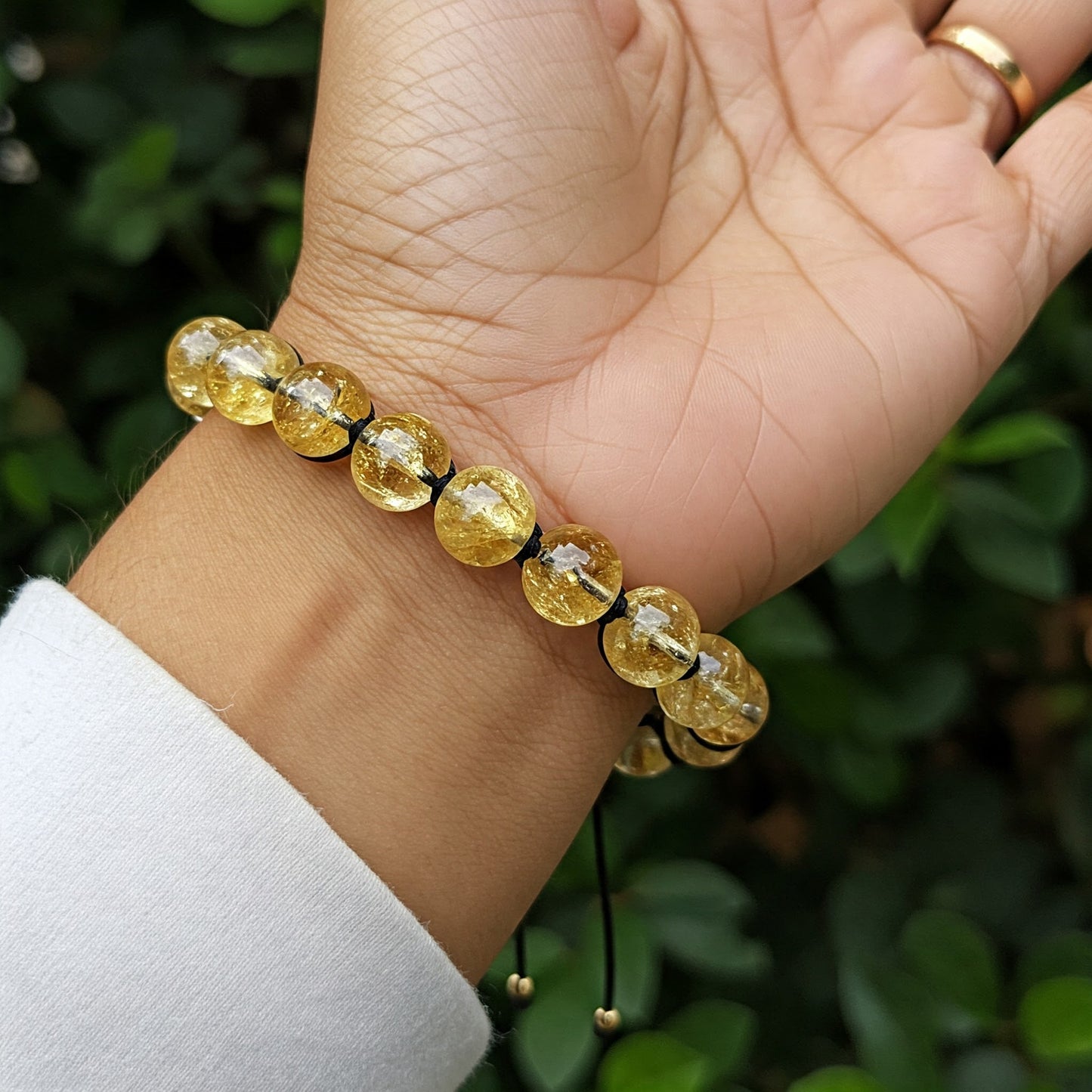 Citrine Bracelet for Wealth & Success | Natural Crystal for Abundance & Positivity