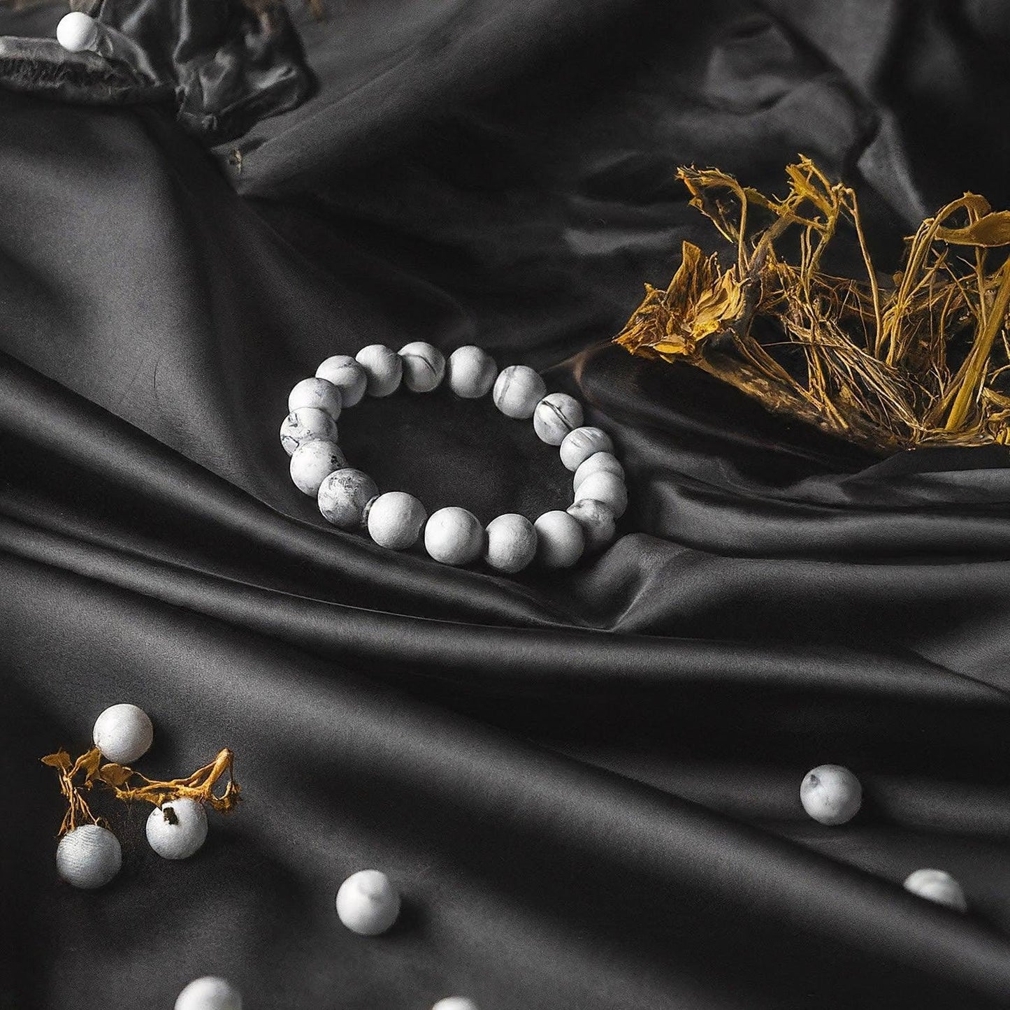 Howlite Bracelet | Natural Stone Jewelry for Tranquility, Style & Balance
