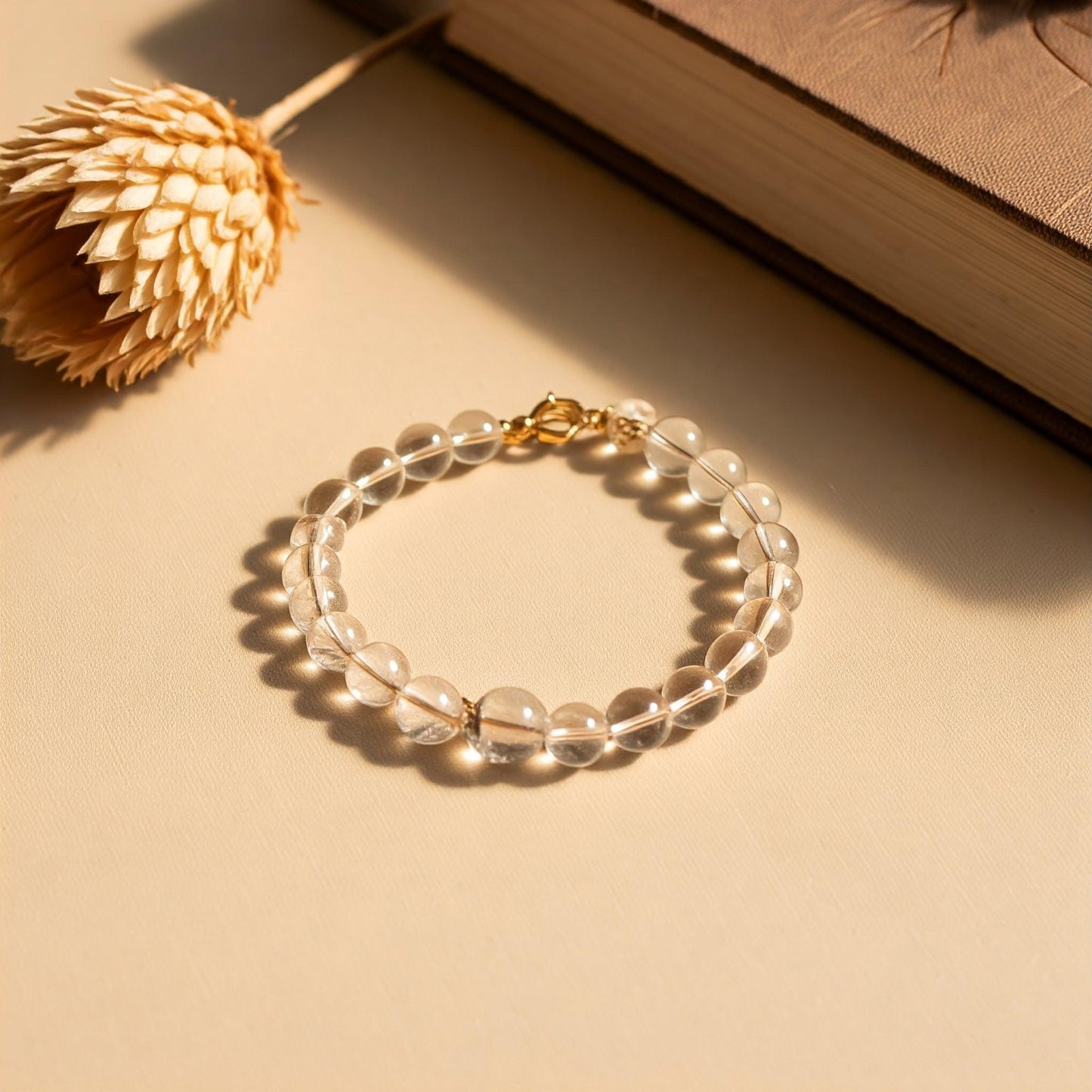 Clear Quartz Bracelet | Authentic Healing Crystal Jewelry for Clarity, Energy Amplification, and Chakra Alignment