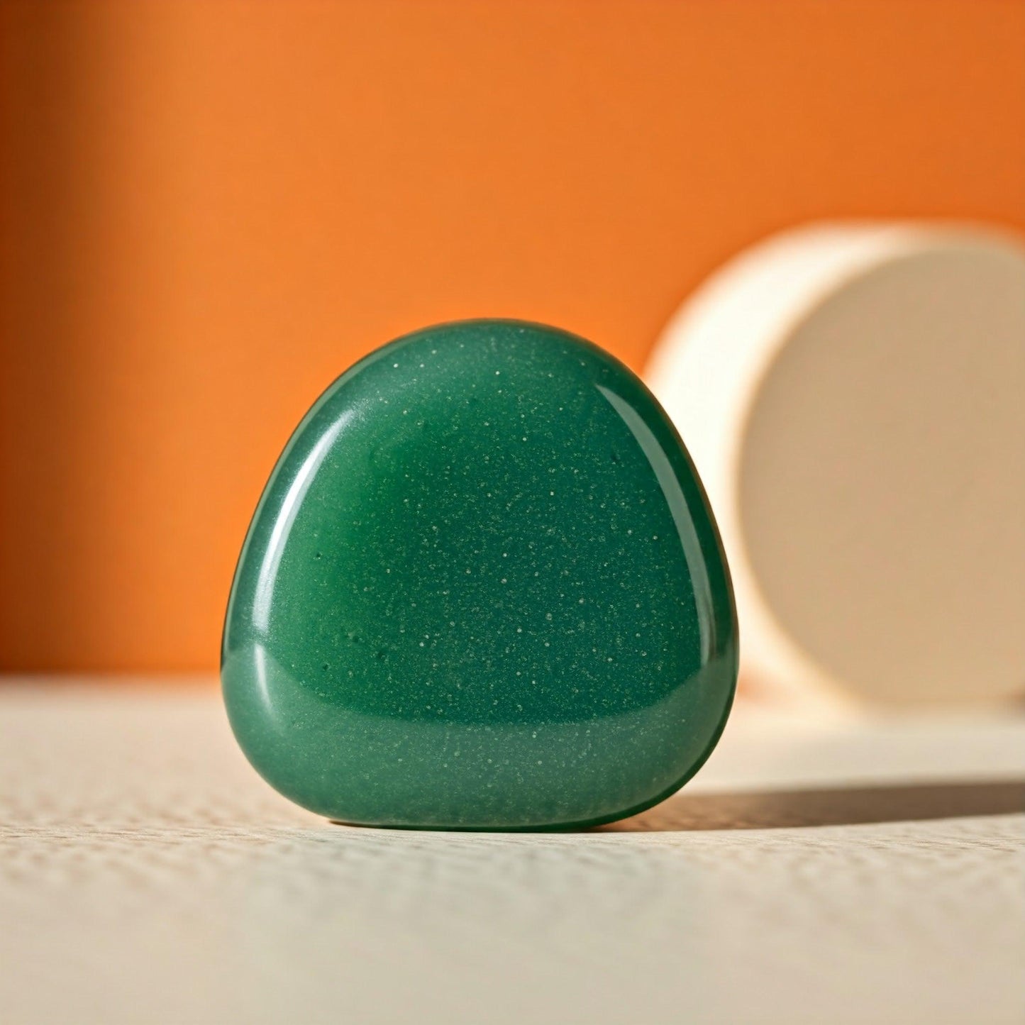 Green Aventurine Tumbled Stone | Authentic Healing Crystal for Luck, Prosperity & Emotional Balance