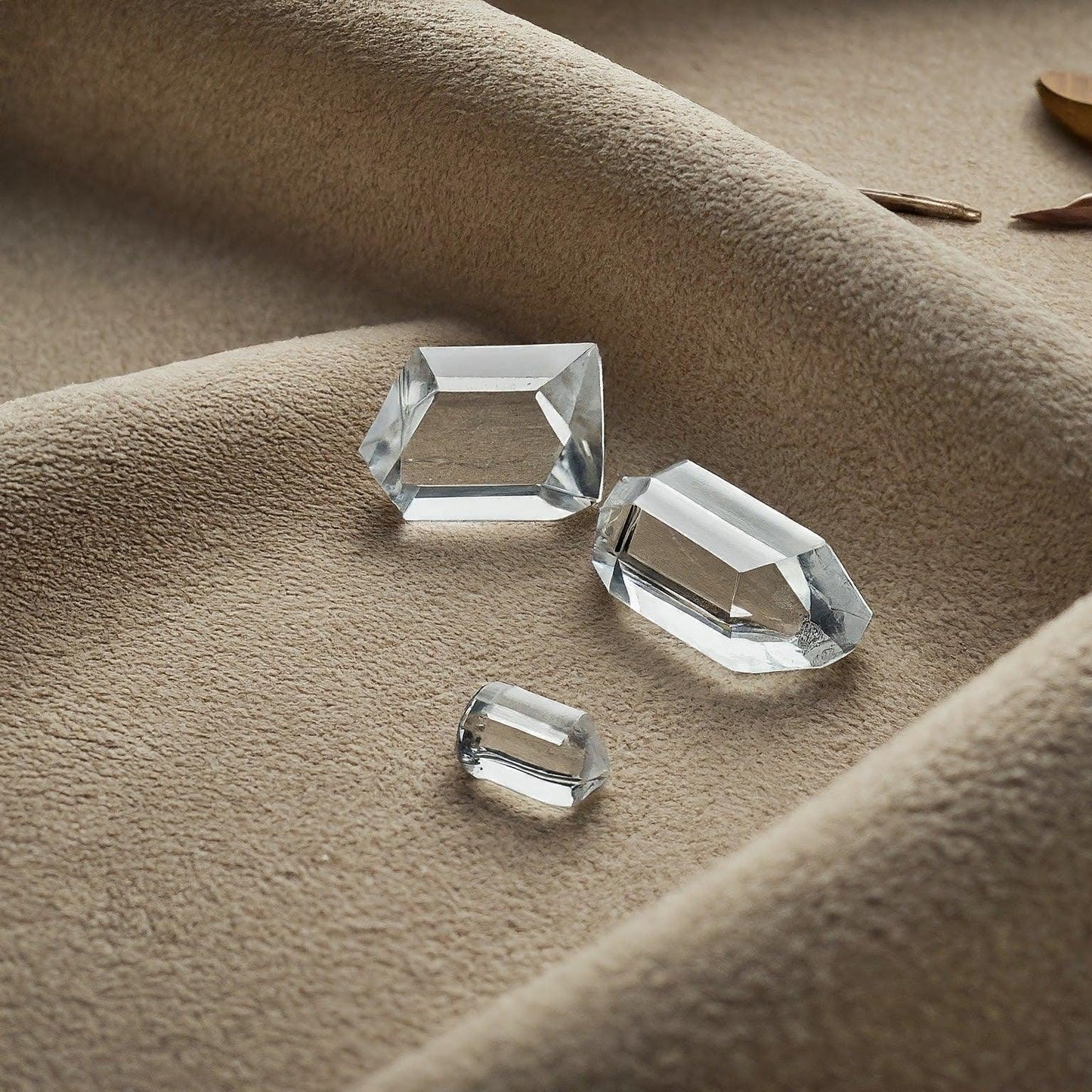 Clear Quartz Faceted Crystals | Amplify Intention & Clarity