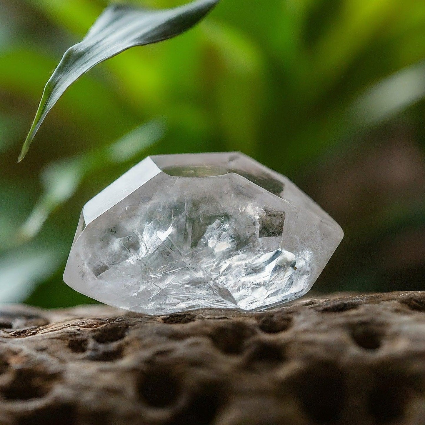 Clear Quartz Faceted Crystals | Amplify Intention & Clarity