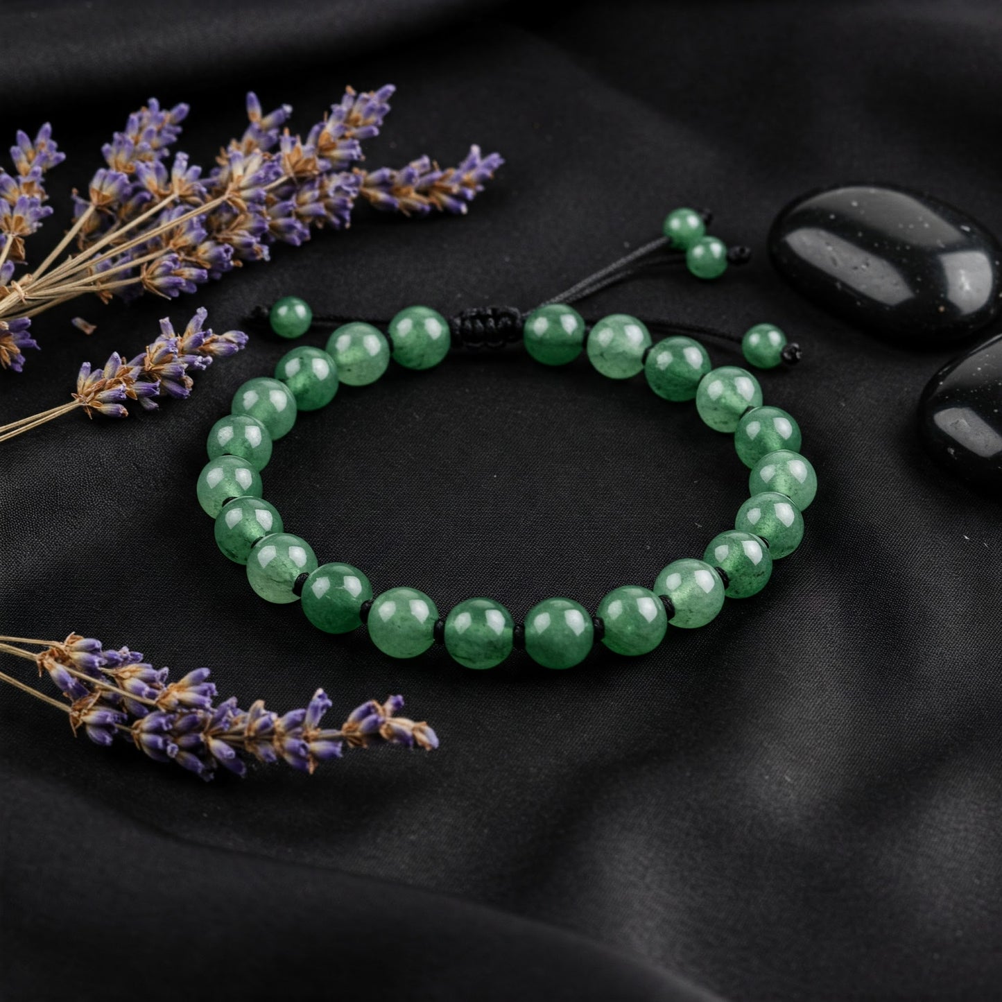 Green Aventurine Bracelet for Luck, Prosperity & Healing | Premium Crystal Energy Bracelet