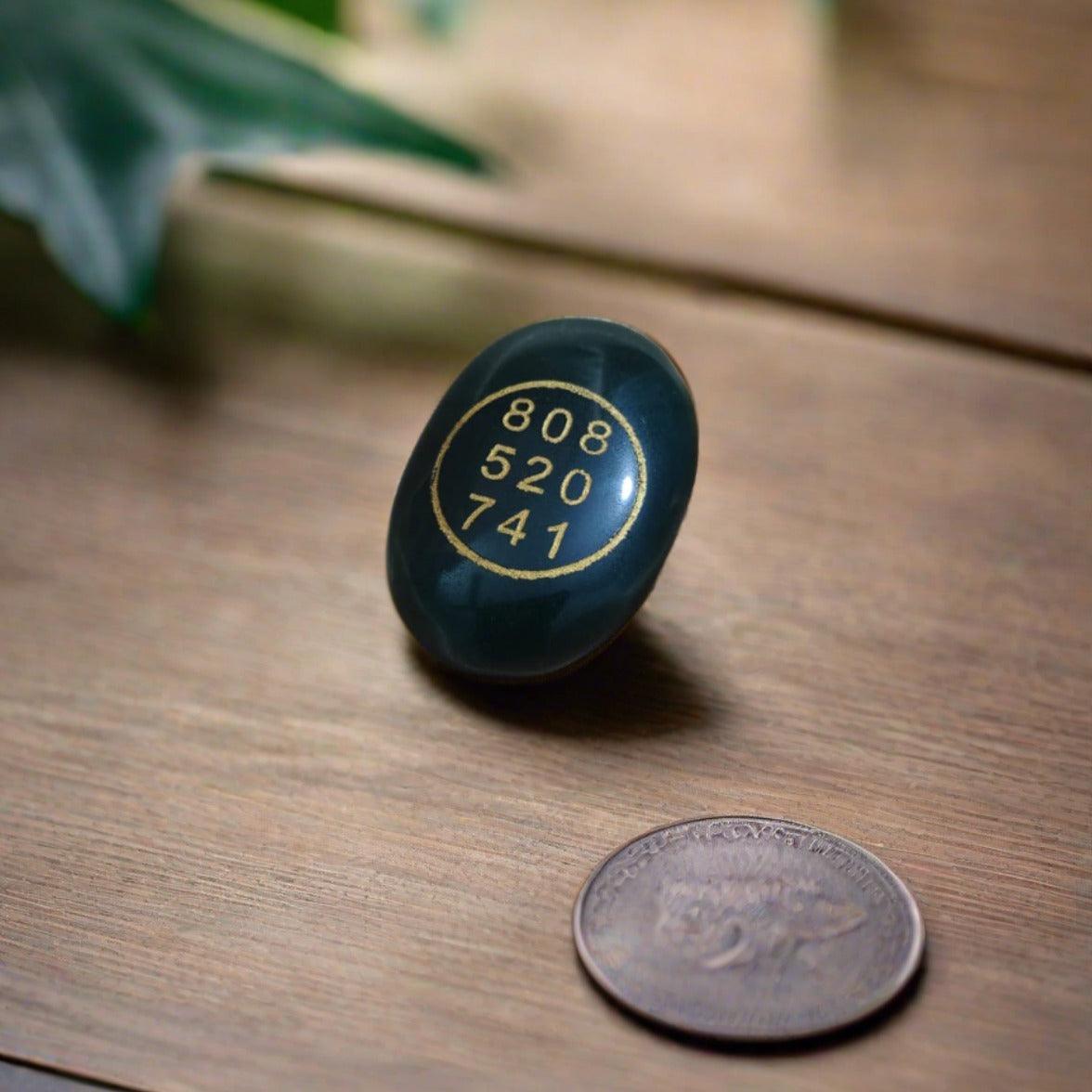 Green Jade Zibu Coin | Authentic Feng Shui Charm for Abundance, Luck & Prosperity