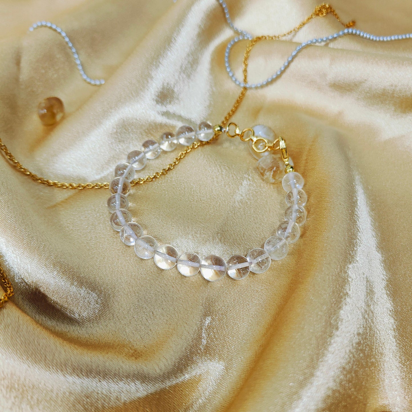 Clear Quartz Bracelet | Authentic Healing Crystal Jewelry for Clarity, Energy Amplification, and Chakra Alignment