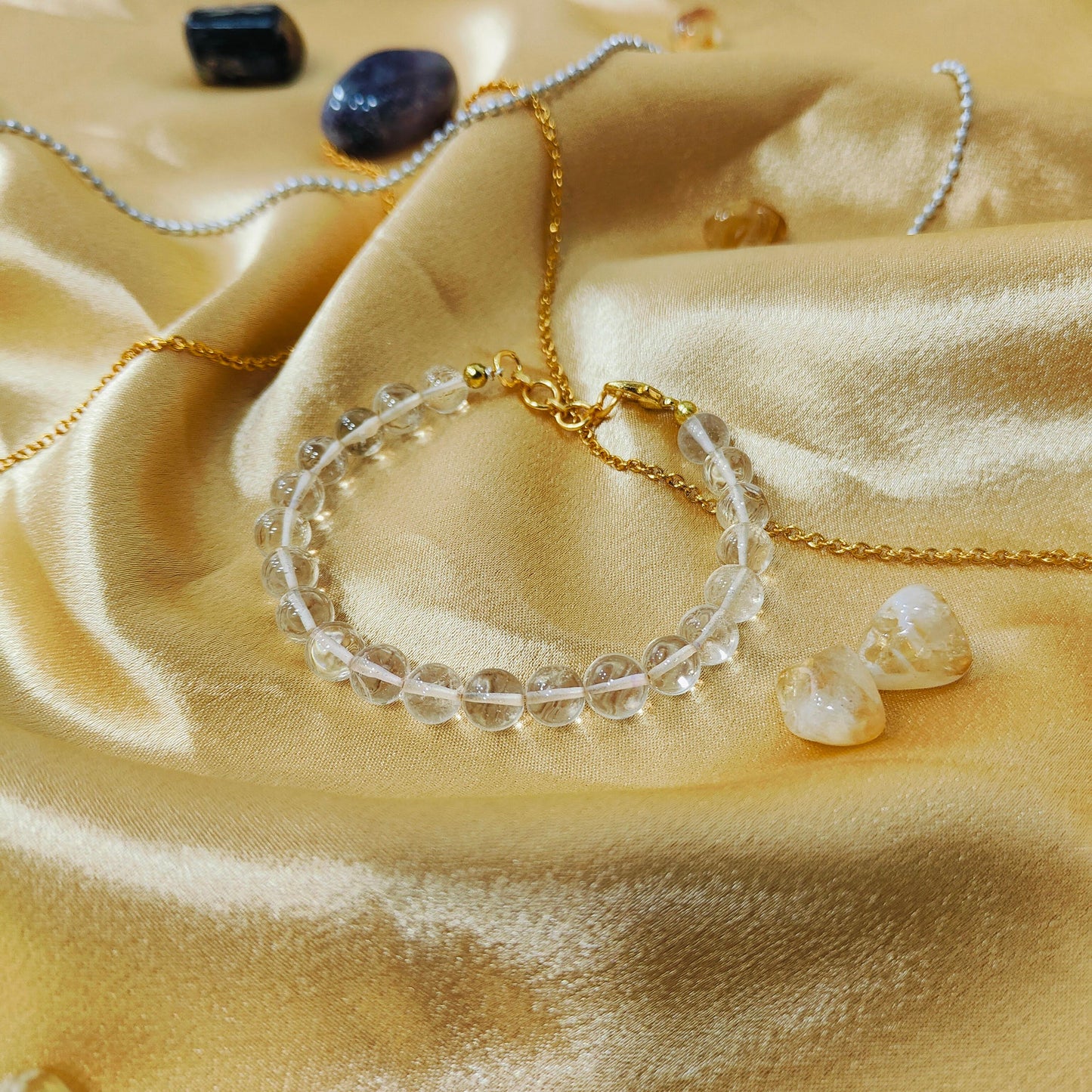 Clear Quartz Bracelet | Authentic Healing Crystal Jewelry for Clarity, Energy Amplification, and Chakra Alignment