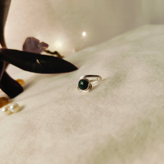 Green Jade Ring | Natural Gemstone for Luck, Harmony & Healing