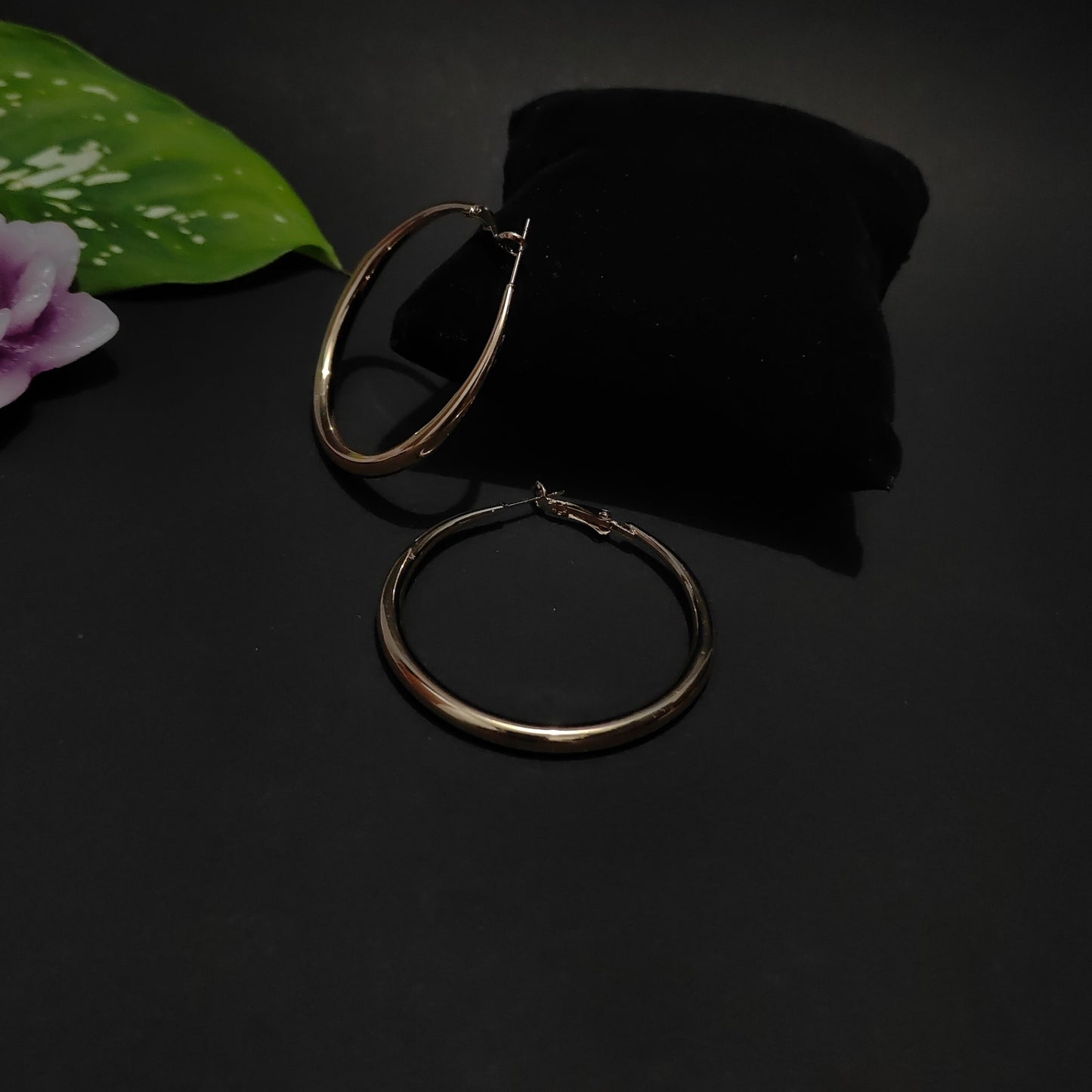 Solstice Gold Hoops | Classic Polished Gold Hoops for Women
