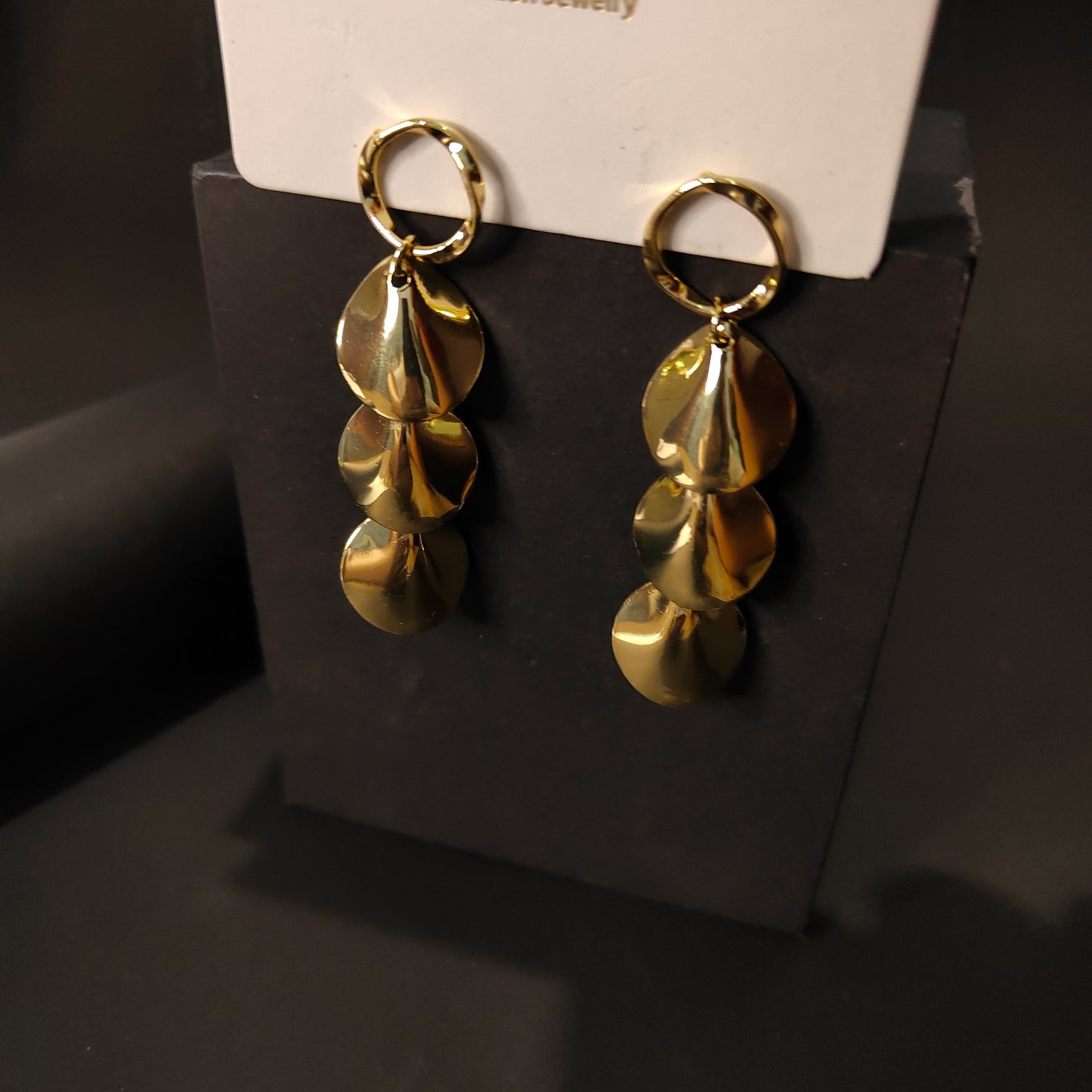 Lustrous Leaf Drop Danglers | Nature’s Grace Meets Golden Glamour