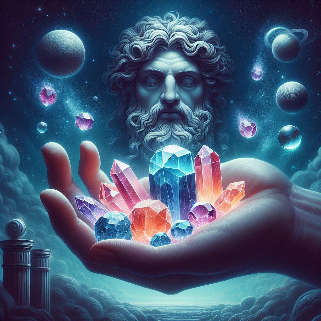 Healing Crystal Enlightenment in Greek