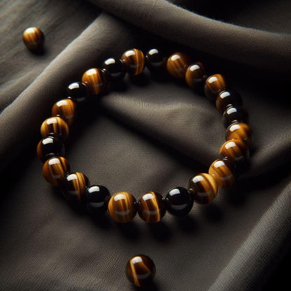 Tiger Eye Bracelet | Natural Gemstone for Strength, Protection & Confidence