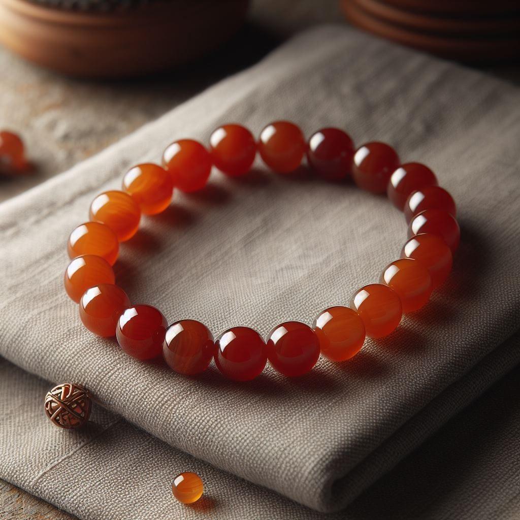 Carnelian Bracelet | Fire Up Confidence & Creativity with this Bold Gemstone Bracelet