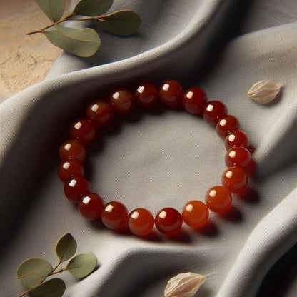 Carnelian Bracelet | Fire Up Confidence & Creativity with this Bold Gemstone Bracelet