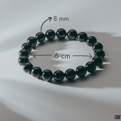 Black Obsidian Bracelet | Natural Gemstone for Protection, Grounding & Everyday Elegance