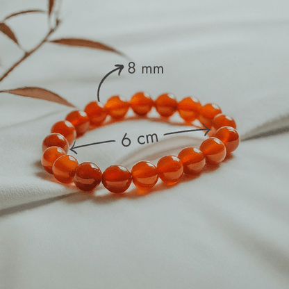 Carnelian Bracelet | Fire Up Confidence & Creativity with this Bold Gemstone Bracelet