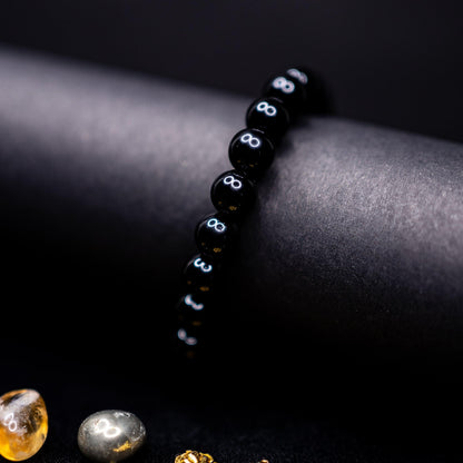 Black Obsidian Bracelet | Natural Gemstone for Protection, Grounding & Everyday Elegance