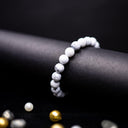Howlite Bracelet | Natural Stone Jewelry for Tranquility, Style & Balance