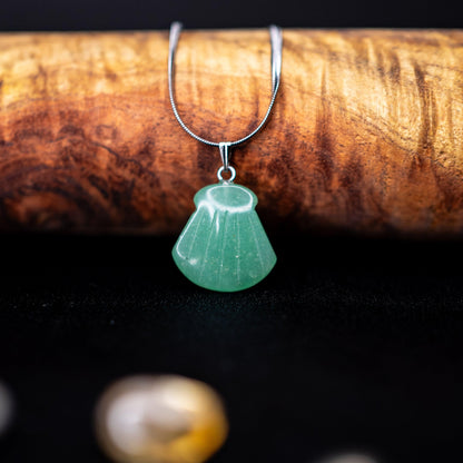 Green Aventurine Pendant for Prosperity & Healing | Authentic Crystal Jewelry for Men & Women