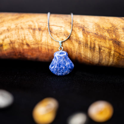 Lapis Lazuli Pendant | Authentic Healing Crystal Necklace for Wisdom, Clarity, and Protection