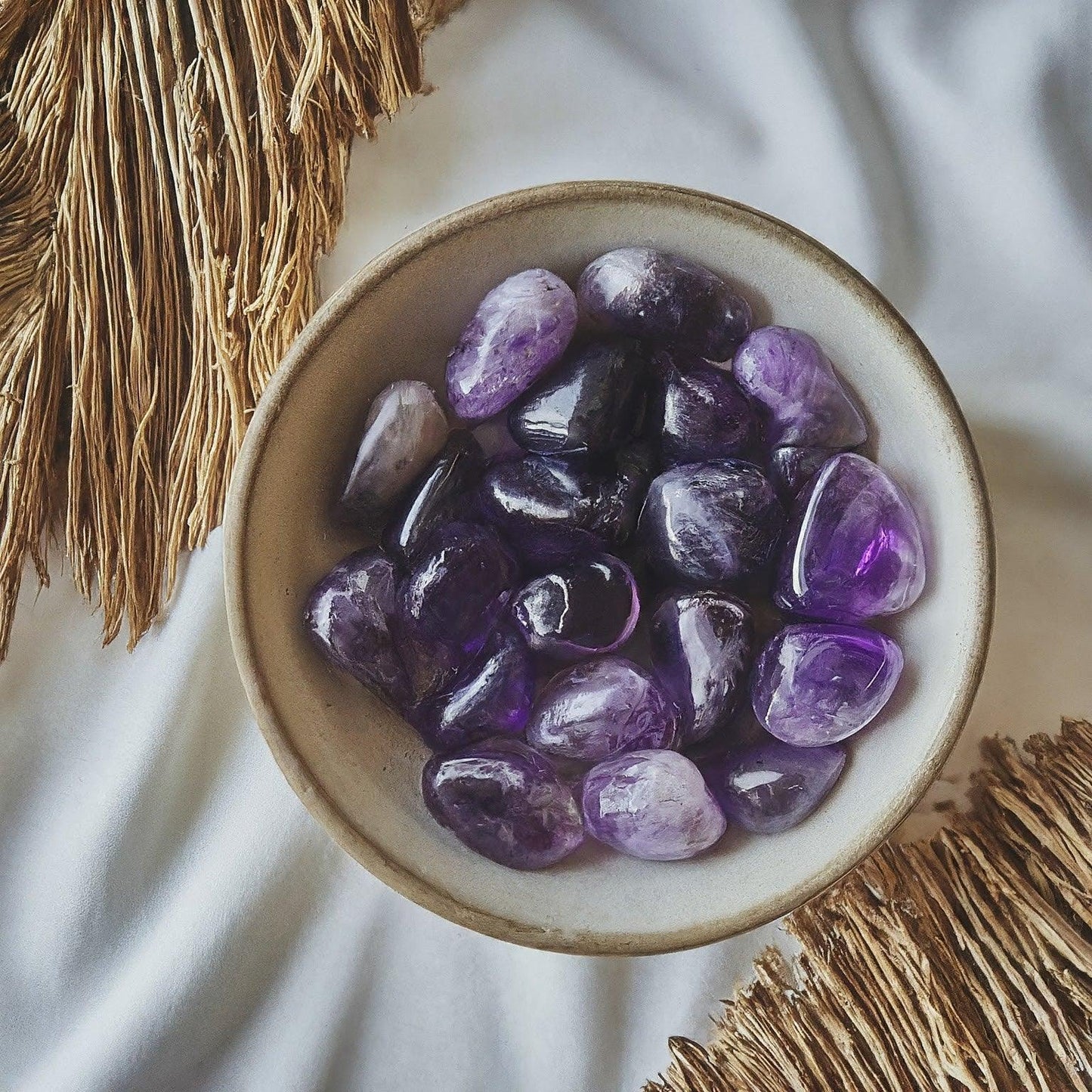 Amethyst Tumbles | Natural Crystal for Stress Relief & Peace