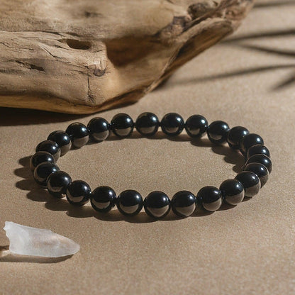 Black Tourmaline Bracelet | Luxe Protection Jewelry for a Grounded Spirit