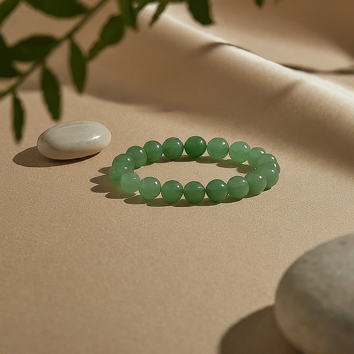 Green Aventurine Bracelet | Genuine Gemstone for Luck, Abundance & Success