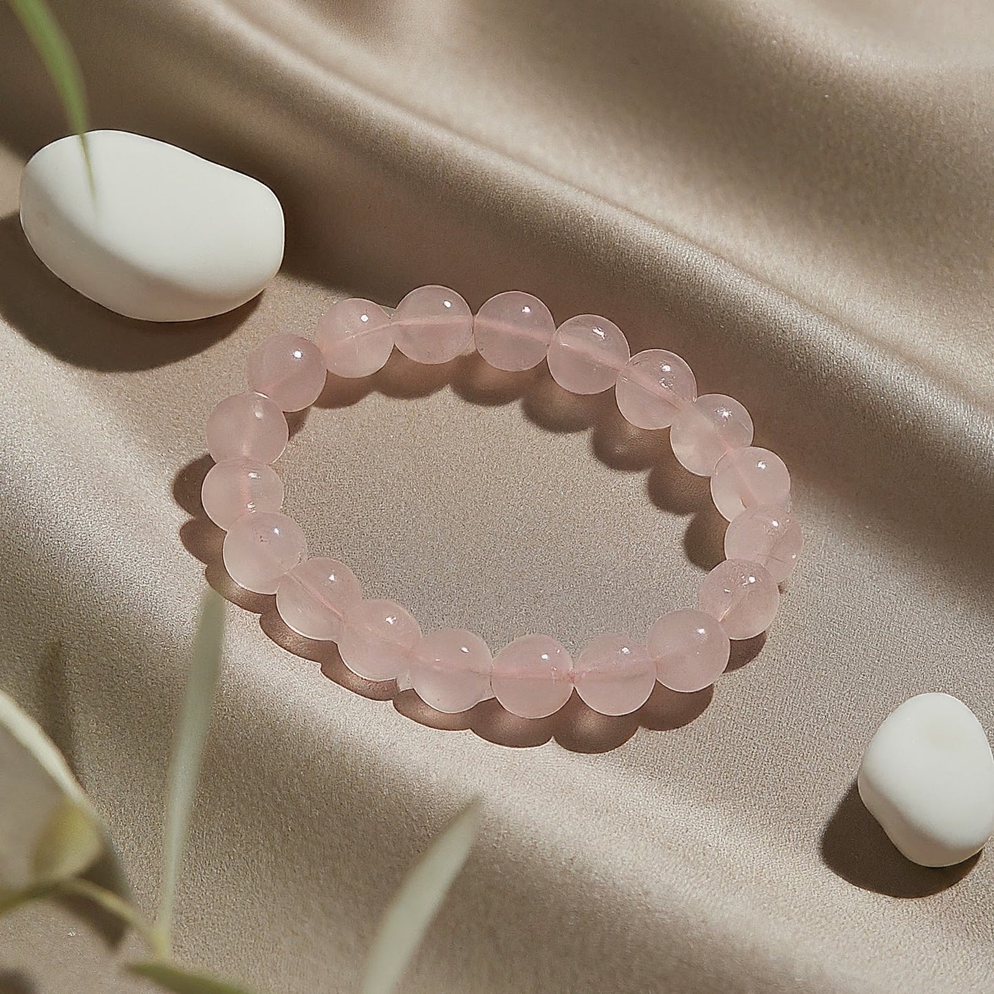 Rose Quartz Bracelet | Natural Gemstone Jewelry for Love, Harmony & Everyday Elegance