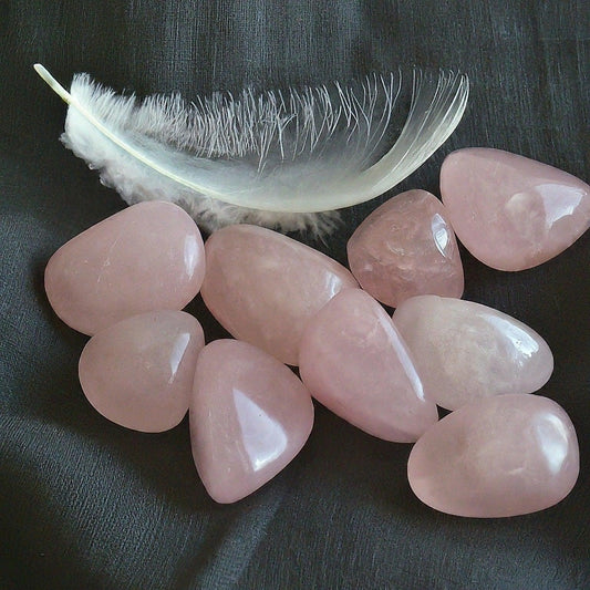 Rose Quartz Tumbled Stones | Self-Care, Enhance Emotional Wellbeing