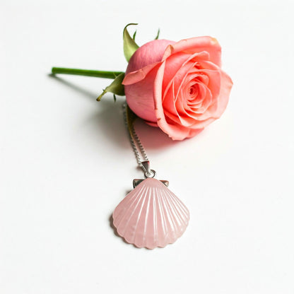 Rose Quartz Pendant | Genuine Healing Crystal Jewelry for Love & Emotional Balance