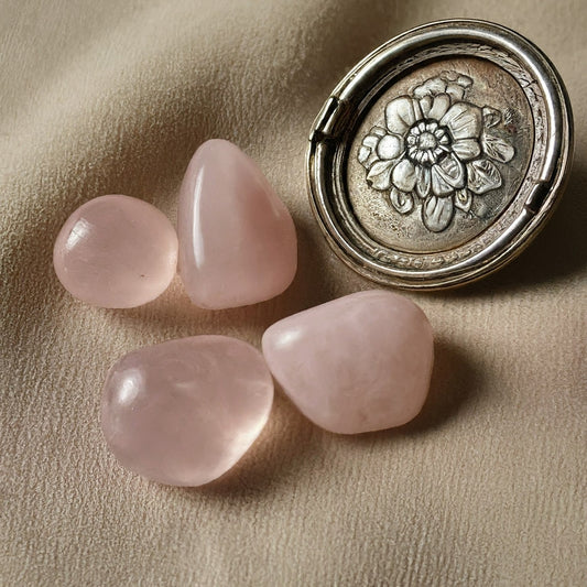 Rose Quartz Tumbled Stones | Self-Care, Enhance Emotional Wellbeing