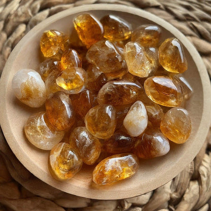 Citrine Tumbles | Healing Stones for Wealth, Energy, and Positivity