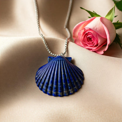 Lapis Lazuli Pendant | Authentic Healing Crystal Necklace for Wisdom, Clarity, and Protection