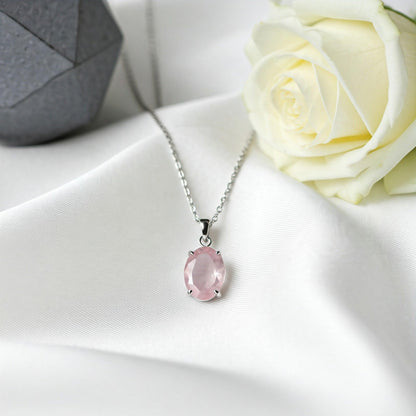 Rose Quartz Pendant | Natural Healing Crystal for Love, Harmony & Self-Care