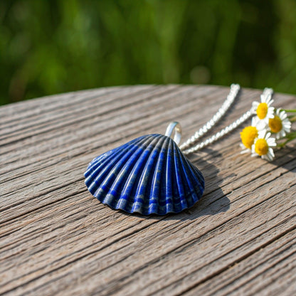 Lapis Lazuli Pendant | Authentic Healing Crystal Necklace for Wisdom, Clarity, and Protection