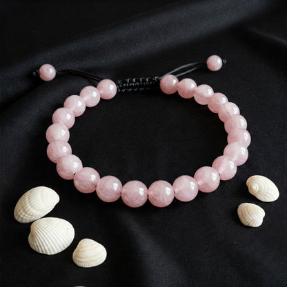 Rose Quartz Bracelet | Natural Love Crystal for Self-Love, Healing & Positive Energy