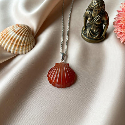 Carnelian Pendant | Authentic Healing Crystal Jewelry for Confidence, Vitality, and Creativity