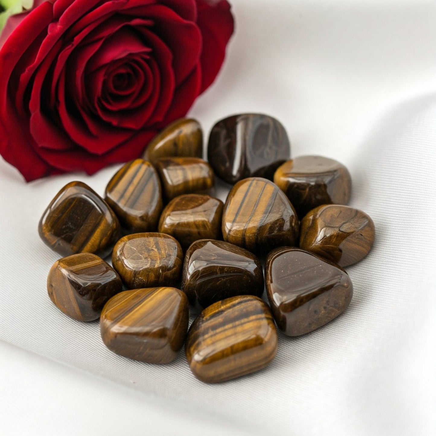 Tiger Eye Tumble Stone | Authentic Healing Crystal for Courage, Confidence & Protection