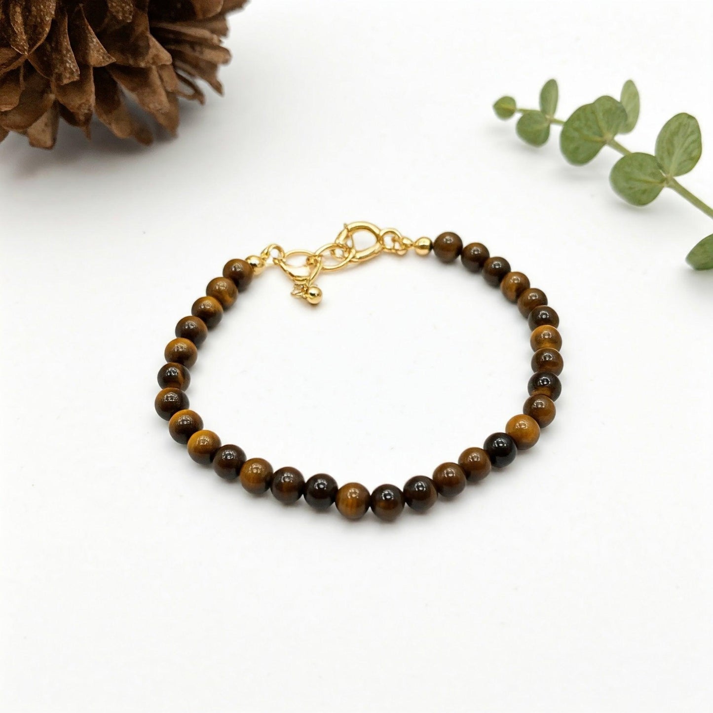 Tiger Eye Bracelet for Confidence and Protection | Authentic Healing Crystal Jewelry in India