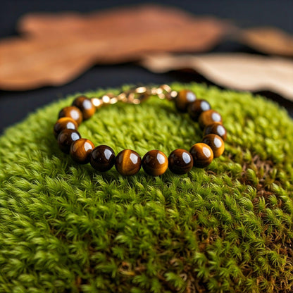 Tiger Eye Bracelet for Confidence and Protection | Authentic Healing Crystal Jewelry in India