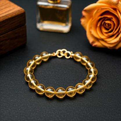 Citrine Bracelet | Authentic Healing Crystal Jewelry for Abundance, Positivity, and Chakra Balance