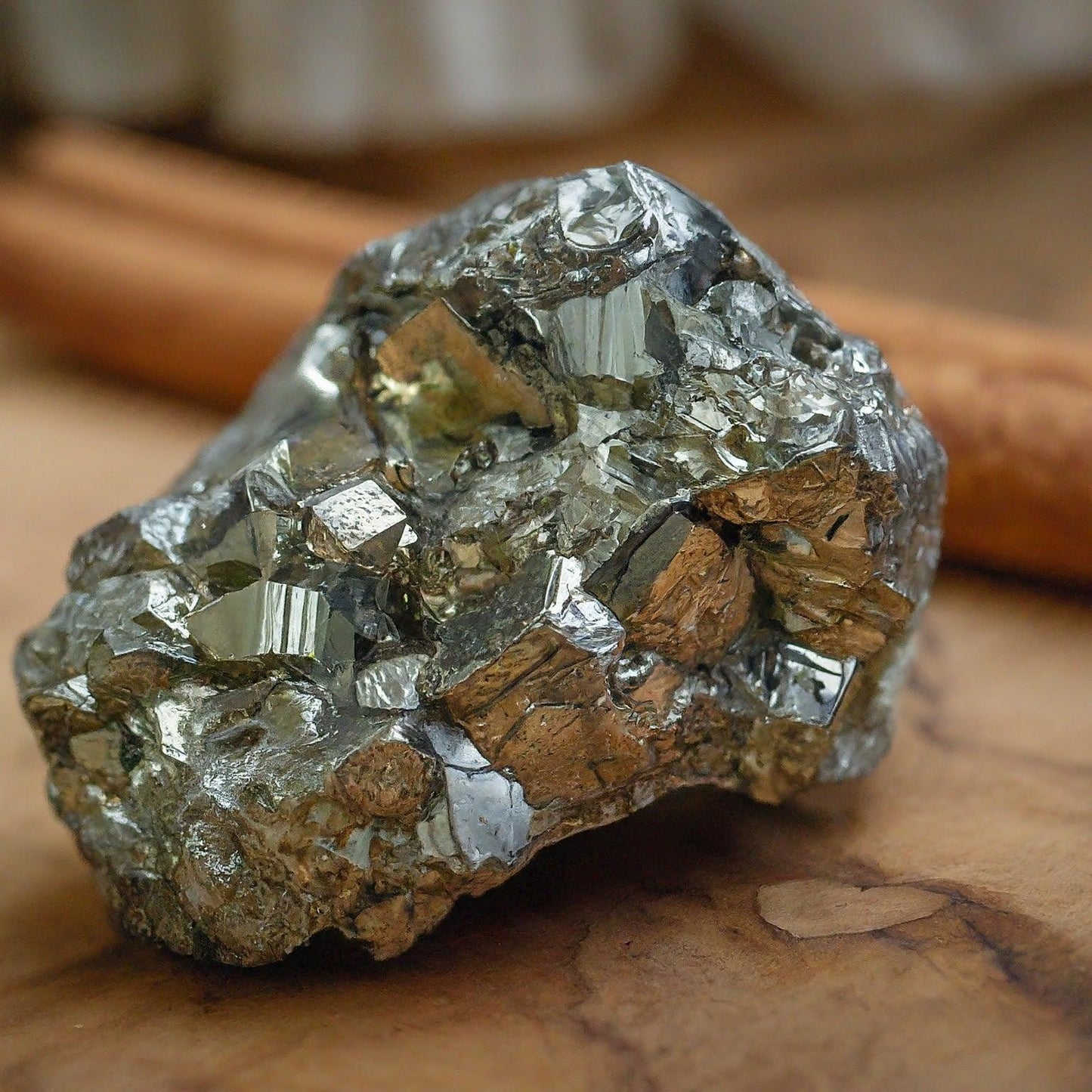 Pyrite Raw Crystal | Spark Abundance & Protection (Ethically Sourced)