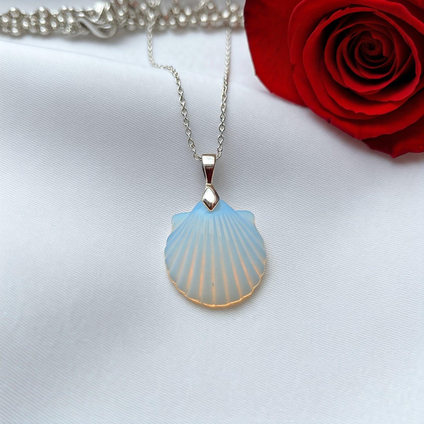 Opalite Pendant | Authentic Crystal Jewelry for Calmness, Clarity & Spiritual Healing