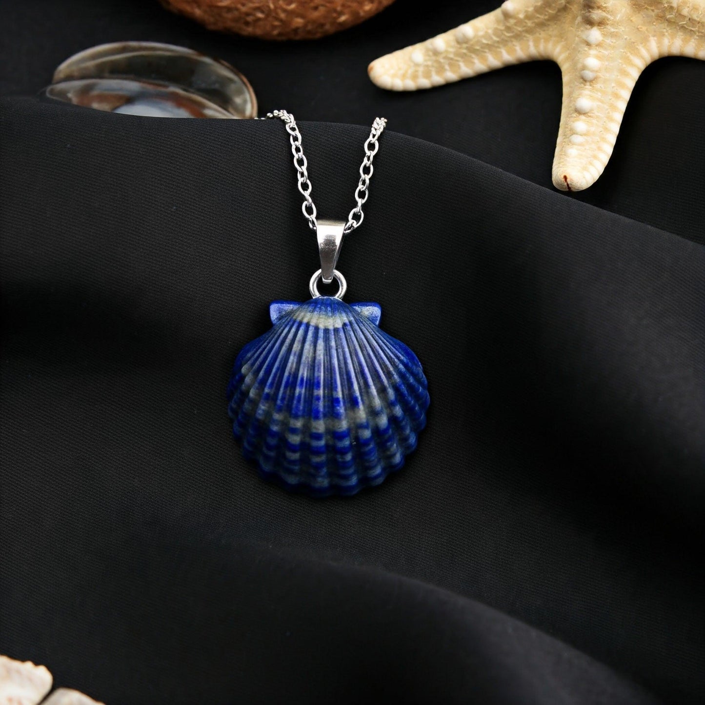 Lapis Lazuli Pendant | Authentic Healing Crystal Necklace for Wisdom, Clarity, and Protection